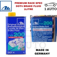 (MADE IN GERMANY) ATE TYP200 RACE SPEC DOT 4 BRAKE FLUID 1 LITRE