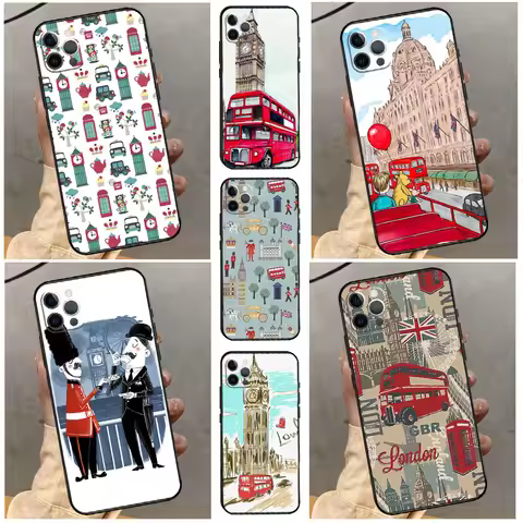 London Red Bus Big Ben Case For ZTE Nubia Red Magic 11 10 8 9 8S 9S 10S Pro Plus 10 Air 5G 6R 6 7 6S