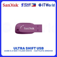SanDisk SDCZ410-064G-G46CO Ultra Shift USB 3.2 Gen 1 Flash Drive 64GB itw