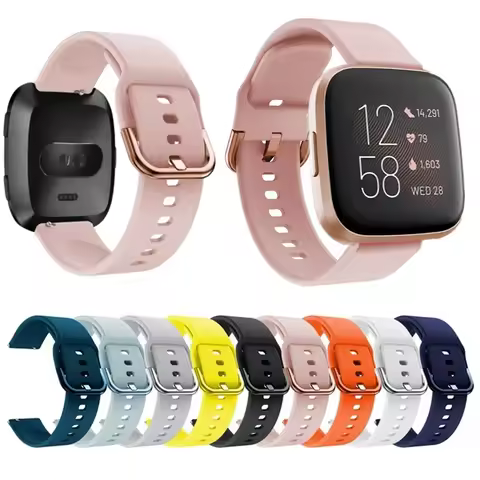 Sport Silicone Watch Strap For Fitbit Versa 2 Replacement Wrist Bands For Fitbit Versa lite Smart Wa