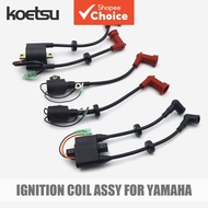 KOETSU Ignition Coil Assembly - For YAMAHA Outboard Propulsion Engines (2-85 HP 2-Stroke 4-Stroke)  
