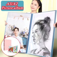 A3/A2,8K/4K Picture Album Folder File Folder Storage Organizer Children's Art Drawing Paper Preserva