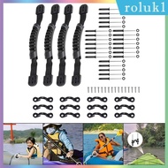 [Roluk] Kayak Handles with Screws Kayak Hardware Canoe Handle Side Mount Carry Handles for Outdoor Sports Kayak Canoe Accessory