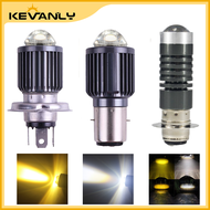 Motorcycle Headlight Bulb LED Lamp P15D H6M H4 BA20D Hi/Lo Beam Condensing