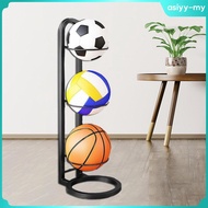 [AsiyyMY] Basketball Ball Storage Rack, Ball Storage Holder, Sturdy Save Space Ball
