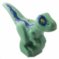 Original Lego Jurassic World - Baby Raptor (Dark Blue Stripes) Dinosaur Dino 75931 75933 30382 Minif