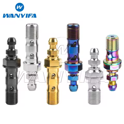 Wanyifa Titanium Bolt M10 Pitch1.0/1.25mm Motorcycle Brake Caliper Clutch Slave Cylinder Banjo Bolt