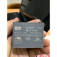 Ceiling Fan Capacitor (2 wire) BM CBB61 450V