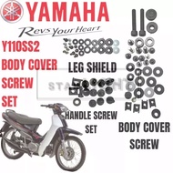 YAMAHA Y110SS2 SS2 BODY COVER SCREW SET COMPLETE SET Y110 SS2 SKRU COVER SET