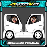 One Eay Sticker - Dyna Tazmania Design Side Window - Customizable