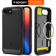 SPIGEN เคสสำหรับ iPhone 16e [Rugged Armor MagFit] Timeless Design and Durable Shock Absorption for S