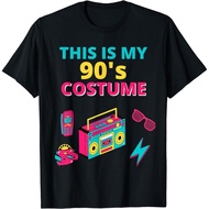 This Is My 90-s Costume 80's 90's Halloween Party Cartoon T-Shirt