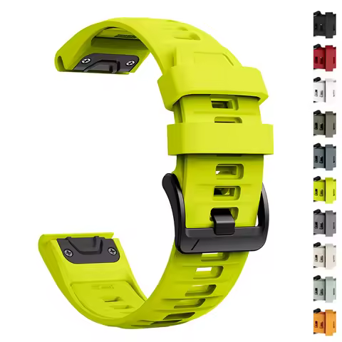Quick Fit 20 22 26mm Silicone Strap for Garmin Fenix 8 51 47mm Fenix 7 7X 6 6X Pro/Epix Pro Gen 2/Fe
