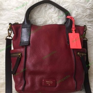 Fossil Emerson medium Wine Preloved Mulus