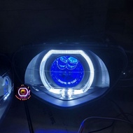 [Garansi] Lampu Depan Biled Mio Smile/Mio Sporty Aes Turbo Se Laser/Aes Turbo 3 Warna Reflektor Mio 