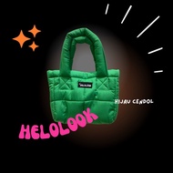 Pillow Puffy bag by HELOLOOK - hijau cendol