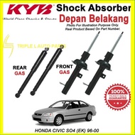 HONDA CIVIC SO4 (EK) 96-00 KYB / KAYABA ORIGINAL SHOCK ABSORBER SET