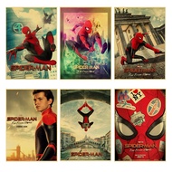 Superhero Movie Spider-Man Far From Home Poster Marvel Movie   Vintage Poster Prints For Bar And Home Decor