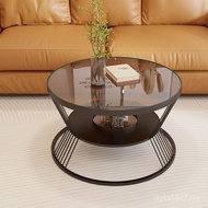 Coffee Table Round Living Room Coffee Table Long Rainbow New Style Household Red Net Small Table Tem
