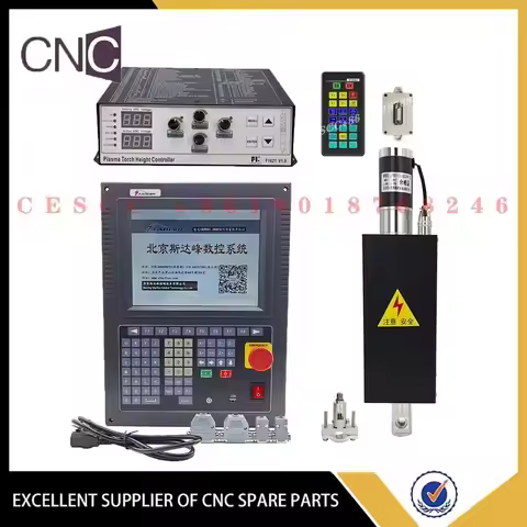 CNC Controller SF-2300S Kit Lift JYKB-100-DC24V 100mm Stroke / F1621 Flame Plasma Cutting Arc Voltag