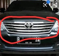 gril depan fortuner 2012 sampe 2015 crom original