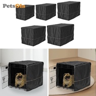 PETSOLA Oxford Cloth Dog Crate Cover Dog Playpen Cover Outdoor Dustproof Universal Waterproof Indoor