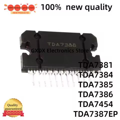 1-5-10Pcs 100% quality TDA7381 TDA7384 TDA7385 TDA7386 TDA7388 TDA7454 TDA7387EP ZIP-25 automotive a