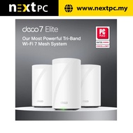 [Ready Stock] TP-LINK Deco BE85 BE22000 Whole Home Mesh Wi-Fi 7 System(Tri-Band) / 3 Years Warranty