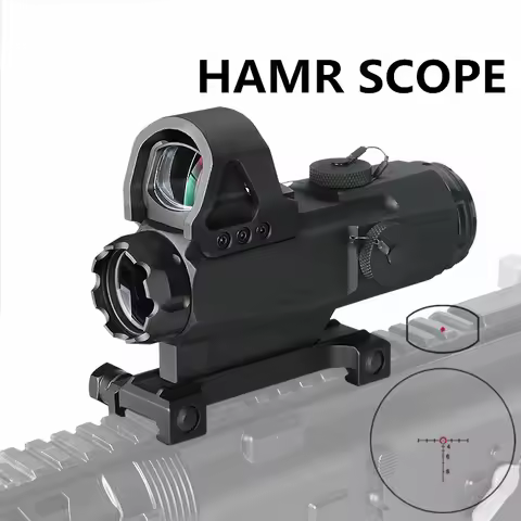 PPT HAMR Scope 4x24mm Rifle Scope Magnifier Riflescope Night Hunting Scopes Sniper Rifle Scope Air G