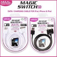 McKAL Magic Switch USB Mobile Charging / Data Cables for iPhone iPad iPod