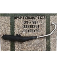 HPSP LC135 4S 5S STANDARD CUTTING RACING EXHAUST PIPE EKZOS[ 32MMx35MMx46MM / 35MMx35MMx50MM  / 35mm