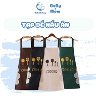 Waterproof Cooking Apron, Anti-dirty Kitchen Apron Convenient for Cooking