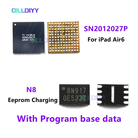 1-3PCS U2 SN2012027 SN2012027P 8N Q4EE Eeprom Charging IC For iPad Air6 With Program base data