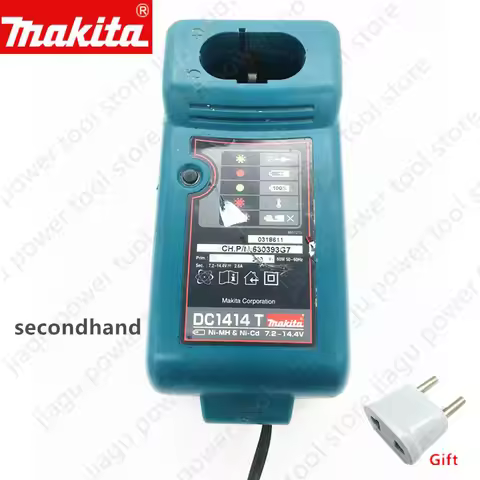 Original Charger secondhand DC1414T for MAKITA FP1804F 4190D 4190DW 4300D 4390D 5090D 6012HDL 6092D 
