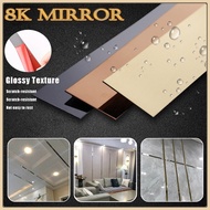 3m Stainless Steel Self-adhesive Decorative Strip Background Wall Tile Decorative Line