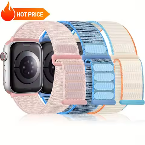 Nylon loop For Apple Watch Band Ultra-2 49mm 44mm 40mm 45mm 41mm Sport pride Bracelet iwatch Strap S