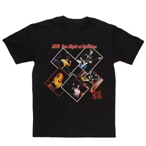 Vtg Michael Schenker One Night In Budokan Cotton Black Full Size T Shirt