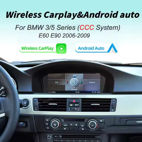 Wireless Carplay Android Auto Interface For BMW E60 E61 E90 E91 E92 3/5 series CCC system Mobile Pho