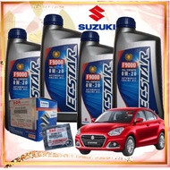 Suzuki Dzire Change Oil Package Ecstar 0W-20 Fully Synthetic Engine Oil