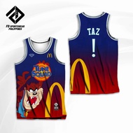 TAZ McDonald’s x Diamond x Space Jam FULL SUBLIMATED JERSEY