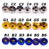 12-disc Lock Bolts Probolt Disc Bolts M8x25mm full drat gold Blue crum Price per Seed/1pcs CTFV