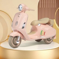 Vespa for Kids, Babibo Kids Electric Motorcycle Code 02 for Children, Load Capacity 35Kg, With Music