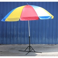 Payung Niaga Full Set 7 ft Umbrella (2.1m) gradeAA Round Night Market  Round Umbrella/Payung Niaga /