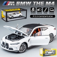 โมเดลรถโลหะผสมประสิทธิภาพรถ BMW M4 g82ใหม่โมเดลรถจำลอง1:24ของตั้งโชว์สะสมรถของเล่นเด็กผู้ชาย