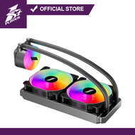 BRAND NEW 1STPLAYER THUNDERSTORM TS2 240 RGB AIO CPU LIQUID COOLER/AM5/LGA17XX (2*120MM) (BLACK)