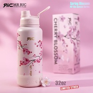 Mr Ric Sakura Spring Blossom Series Hydration Flask Vacuum Flask Spout Lid Wide Mouth Insulation Wat