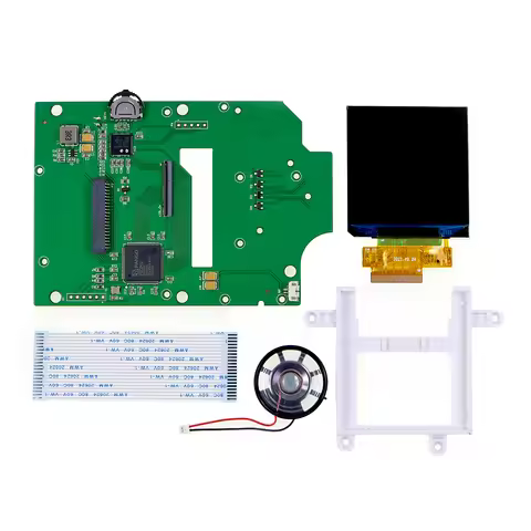 1set 2.45 Inch IPS Screen With Ribbon Cable Parts For GB V4 DMG IPS LCD Screen Kits Bracket For Game