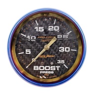 Ori Thailand Auto Meter Blower Boost Meter Carbon Fiber 35psi 60Psi Turbo Boost Blower Meter Gauge D