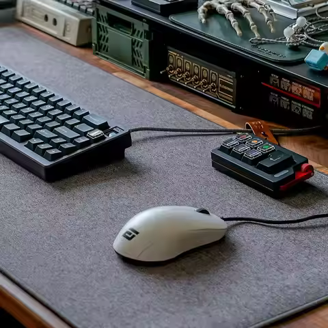 Keebox Flax Computer Keyboard Mouse Mat 90x40cm Shock Absorbtion Keyboard Customized Mat Customized