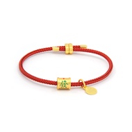 “3 Dragons” Mahjong Tiles Red Bracelet